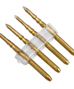 GLOBOSTAR® EPISLIM-B 70544 Καρφάκι Σύνδεσης για Ταινία LED Αδιάβροχο IP65 - Λευκό - Μ2.2 x Π1.5 x Υ0.4cm