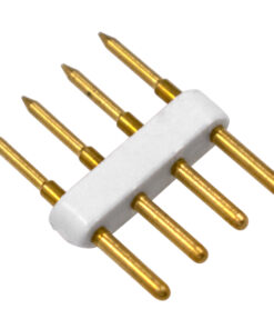 GLOBOSTAR® EPIWIDE-B 70545 Καρφάκι Σύνδεσης για Ταινία LED Αδιάβροχο IP65 - Λευκό - Μ2.2 x Π1.7 x Υ0.4cm