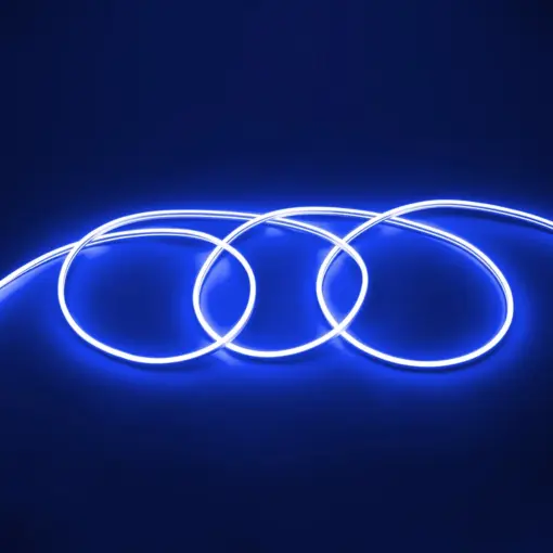 GLOBOSTAR® NEOVALE 70565 Ταινία Neon Flex LED 12W/m 600lm/m 120° DC 24V Αδιάβροχο IP65 120 x SMD2835 Chip/m Μπλε Dimmable - Sanan SMD Chip - Μ100 x Π0.8 x Υ1.6cm - 3 Χρόνια Εγγύηση - Image 2