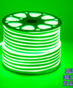 GLOBOSTAR® NEOVALE 70574 Ταινία Neon Flex LED 12W/m 600lm/m 120° DC 220-240V Αδιάβροχο IP65 120 x SMD2835 Chip/m Πράσινο Dimmable - Sanan SMD Chip - Μ100 x Π0.8 x Υ1.6cm - 3 Χρόνια Εγγύηση