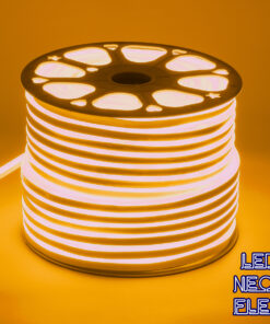 GLOBOSTAR® NEOVALE 70576 Ταινία Neon Flex LED 12W/m 720lm/m 120° DC 220-240V Αδιάβροχο IP65 120 x SMD2835 Chip/m Ultra Θερμό Λευκό 2200K Dimmable - Sanan SMD Chip - Μ100 x Π0.8 x Υ1.6cm - 3 Χρόνια Εγγύηση