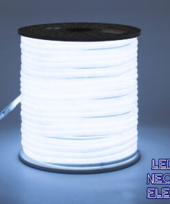 GLOBOSTAR® NEOTUBE 70590 Ταινία Neon Flex LED 12W/m 1080lm/m 360° DC 220-240V Αδιάβροχο IP65 120 x SMD2835 Chip/m Ψυχρό Λευκό 6000K Dimmable - Sanan SMD Chip - Μ100 x Π1.3 x Υ1.3cm - 3 Χρόνια Εγγύηση