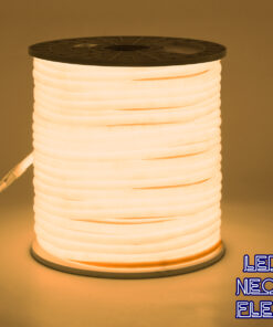 GLOBOSTAR® NEOTUBE 70592 Ταινία Neon Flex LED 12W/m 840lm/m 360° DC 220-240V Αδιάβροχο IP65 120 x SMD2835 Chip/m Θερμό Λευκό 2700K Dimmable - Sanan SMD Chip - Μ100 x Π1.3 x Υ1.3cm - 3 Χρόνια Εγγύηση