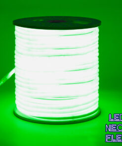 GLOBOSTAR® NEOTUBE 70594 Ταινία Neon Flex LED 12W/m 600lm/m 360° DC 220-240V Αδιάβροχο IP65 120 x SMD2835 Chip/m Πράσινο Dimmable - Sanan SMD Chip - Μ100 x Π1.3 x Υ1.3cm - 3 Χρόνια Εγγύηση