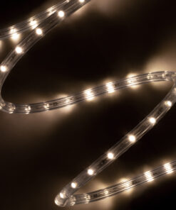 GLOBOSTAR® LIGHTUBE 70601 Φωτοσωλήνας LED 3.9W/m 176lm/m 360° DC 220-240V Αδιάβροχο IP65 36 x Diode Chip/m Φυσικό Λευκό 4500K Dimmable - Μ100 x Π1.2 x Υ1.2cm - 2 Χρόνια Εγγύηση