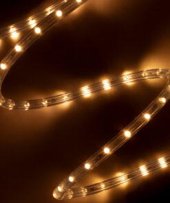 GLOBOSTAR® LIGHTUBE 70603 Φωτοσωλήνας LED 3.9W/m 137lm/m 360° DC 220-240V Αδιάβροχο IP65 36 x Diode Chip/m Ultra Θερμό Λευκό 2200K Dimmable - Μ100 x Π1.2 x Υ1.2cm - 2 Χρόνια Εγγύηση