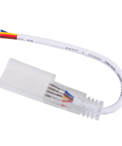 GLOBOSTAR® NEOVALE-B 70614 Σύνδεσμος για Neon Flex LED Αδιάβροχο IP65 - Διάφανο - Μ22.5 x Π2.4 x Υ1.6cm