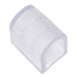 GLOBOSTAR® NEOVALE-B 70616 Τερματική Τάπα για Neon Flex LED Αδιάβροχο IP65 - Διάφανο - Μ2.4 x Π2.2 x Υ1.6cm