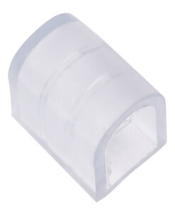 GLOBOSTAR® NEOVALE-B 70616 Τερματική Τάπα για Neon Flex LED Αδιάβροχο IP65 - Διάφανο - Μ2.4 x Π2.2 x Υ1.6cm