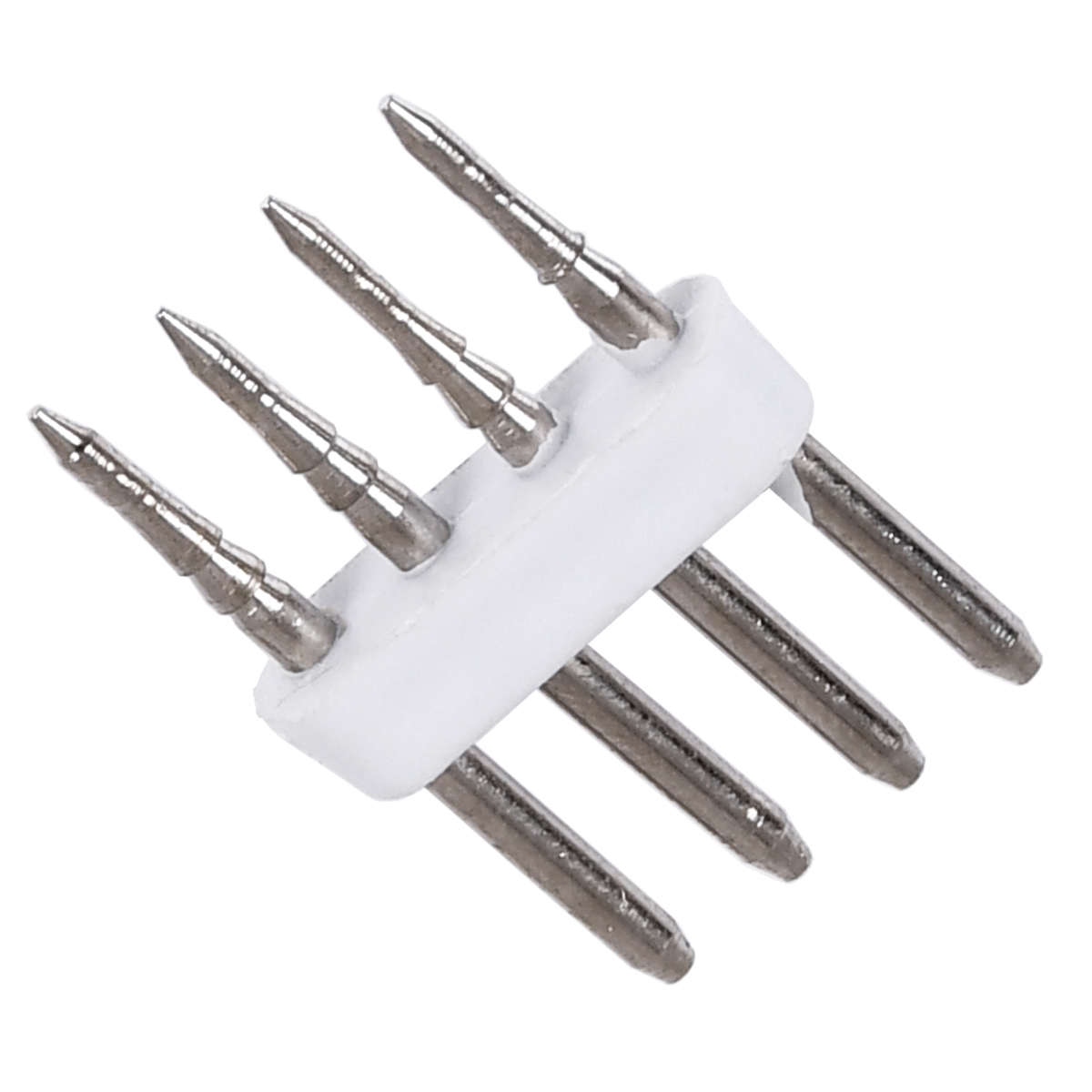 GLOBOSTAR® NEOVALE-NEOTUBE-B 70631 Καρφάκι Σύνδεσης για Ταινία LED Αδιάβροχο IP65 - Λευκό - Μ2.2 x Π1.5 x Υ0.4cm