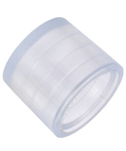 GLOBOSTAR® NEOTUBE-B 70636 Τερματική Τάπα για Neon Flex LED Αδιάβροχο IP65 - Διάφανο - Μ2.2 x Π2.2 x Υ3.5cm