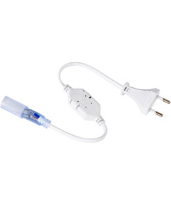 GLOBOSTAR® LIGHTUBE-AB 70652 Μεταλλάκτης Τροφοδοσίας 2A 460W AC 220-240V σε DC 220-240V για έως 100 Μέτρα Φωτοσωλήνα LED Αδιάβροχο IP65 - Λευκό - Μ40.5 x Π2.5 x Υ1.5cm - 2 Χρόνια Εγγύηση