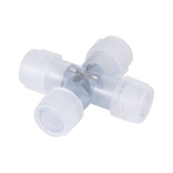 GLOBOSTAR® LIGHTUBE-AB 70663 + Σύνδεσμος για Φωτοσωλήνα LED Αδιάβροχο IP65 - Διάφανο - Μ6.5 x Π6.5 x Υ2cm