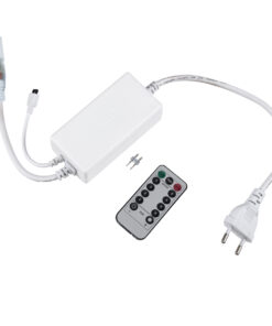 GLOBOSTAR® LIGHTUBE-A 70666 Dimmer / Controller με RF Ασύρματο Χειριστήριο 2A 460W AC 220-240V σε DC 220-240V για έως 100 Μέτρα Φωτοσωλήνα LED Αδιάβροχο IP44 Dimmable - Λευκό - Μ47 x Π5 x Υ3cm - 2 Χρόνια Εγγύηση