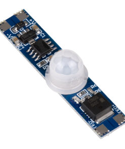 GLOBOSTAR® SENSORA 70697 Ανιχνευτής PIR / Αισθητήρας Κίνησης Ειδικός για Προφίλ Αλουμινίου 180° DC 5-24V 6A 144W Max IP20 - Μ4.9 x Π1 x Υ1.2cm - 2 Χρόνια Εγγύηση
