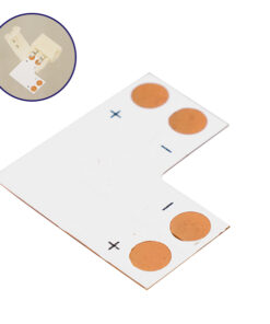 GLOBOSTAR® STRIPCON 70704 L Σύνδεσμος για Μονόχρωμη Ταινία LED 8mm σε 8mm IP20 - Λευκό - Μ1.5 x Π1.5 x Υ0.1cm