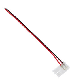 GLOBOSTAR® STRIPCON 70729 Ταχυσύνδεσμος για Μονόχρωμη Ταινία LED 10mm σε 2 Καλώδια IP20 - Λευκό - Μ16 x Π1.5 x Υ0.3cm