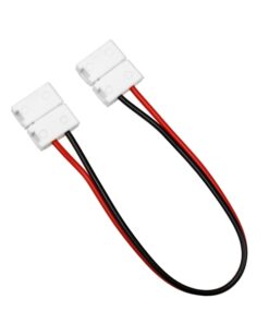 GLOBOSTAR® STRIPCON 70732 Ταχυσύνδεσμος για Μονόχρωμη Ταινία LED 10mm σε 10mm Σύνδεσμο IP20 - Λευκό - Μ16 x Π1.5 x Υ0.3cm
