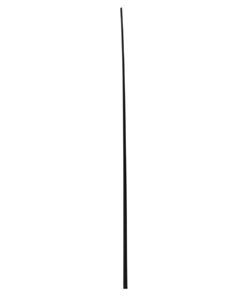 GLOBOSTAR® ALP-CORNER LINEO 70816-3M Επιφανειακό Γωνιακό Προφίλ Αλουμινίου με Μαύρο Φιμέ Πατητό Κάλυμμα για Ταινίες LED IP20 – Μαύρο – Μ300 x Π1.6 x Υ1.6cm – Πακέτο 5 Τεμαχίων
