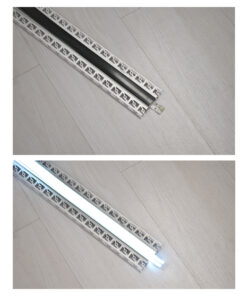 GloboStar® PLASTERBOARD-PROFILE 70820-3M Προφίλ Αλουμινίου – Βάση & Ψύκτρα Ταινίας LED με Μαύρο Φιμέ Κάλυμμα – Χωνευτή Χρήση σε Γυψοσανίδα – Trimless – Πατητό Κάλυμμα – Ασημί – 3 Μέτρα – Πακέτο 5 Τεμαχίων – Μ300 x Π6.7 x Υ1.4cm
