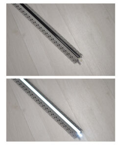 GloboStar® PLASTERBOARD-PROFILE 70822-3M Προφίλ Αλουμινίου – Βάση & Ψύκτρα Ταινίας LED με Μαύρο Φιμέ Κάλυμμα – Χωνευτή Γωνιακή Χρήση σε Εξωτερική Γωνία Γυψοσανίδας – Trimless – Πατητό Κάλυμμα – Ασημί – 3 Μέτρα – Πακέτο 5 Τεμαχίων – Μ300 x Π4.5 x Υ2cm