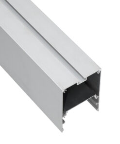 GloboStar® SURFACEPENDANT-PROFILE 70826-3M Προφίλ Αλουμινίου – Βάση & Ψύκτρα Ταινίας LED με Λευκό Γαλακτερό Κάλυμμα – Επιφανειακή & Κρεμαστή Χρήση – Πατητό Κάλυμμα – Ασημί – 3 Μέτρα – Μ300 x Π5 x Υ7cm