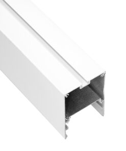 GloboStar® SURFACEPENDANT-PROFILE 70827-3M Προφίλ Αλουμινίου – Βάση & Ψύκτρα Ταινίας LED με Λευκό Γαλακτερό Κάλυμμα – Επιφανειακή & Κρεμαστή Χρήση – Πατητό Κάλυμμα – Λευκό – 3 Μέτρα – Μ300 x Π5 x Υ7cm