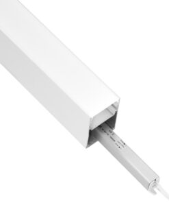 GloboStar® SURFACEPENDANT-PROFILE 70827-3M Προφίλ Αλουμινίου – Βάση & Ψύκτρα Ταινίας LED με Λευκό Γαλακτερό Κάλυμμα – Επιφανειακή & Κρεμαστή Χρήση – Πατητό Κάλυμμα – Λευκό – 3 Μέτρα – Μ300 x Π5 x Υ7cm