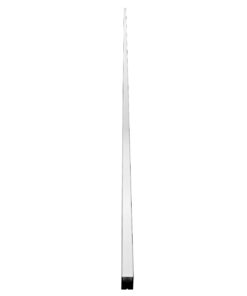 GLOBOSTAR® ALP-LINEAR VERTEX 70828-3M Επιφανειακό Προφίλ Αλουμινίου με Λευκό Γαλακτερό Πατητό Κάλυμμα για Ταινίες LED IP20 – Μαύρο & Λευκό – Μ300 x Π5 x Υ7cm