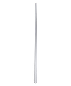 GloboStar® PLASTERBOARD-PROFILE 70836-3M Προφίλ Αλουμινίου – Βάση & Ψύκτρα Ταινίας LED με Λευκό Γαλακτερό Κάλυμμα – Χωνευτή Γωνιακή Χρήση σε Εσωτερική Γωνία Γυψοσανίδας – Trimless – Πατητό Κάλυμμα – Ασημί – 3 Μέτρα – Πακέτο 5 Τεμαχίων – Μ300 x Π3.1 x Υ1.3cm
