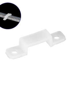 GLOBOSTAR® IPTUBE-A 70901 Βάση Στήριξης για Κανάλι Σιλικόνης Στεγανοποίησης Αδιάβροχο IP68 - Διάφανο - Μ2.7 x Π0.6 x Υ0.5cm