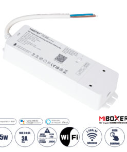 GloboStar® 71437 WL1-P75V24 Mi-BOXER DC Smart Wifi & RF 2.4Ghz & Push Dimming Power Supply Τροφοδοτικό SELV & Controller / Dimmer All in One AC100-240V σε DC 24V 1 x 3A 75W - Max 3A 75W - IP20 Μ19 x Π5.5 x Υ3.2cm - 5 Years Warranty