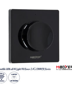 GLOBOSTAR® MiBoxer-K1-B 71444 RF 2.4G Ασύρματο Χειριστήριο Knob 1 Ζώνης για όλα τα Μονόχρωμα MiBoxer & MiLight Controller DC3V 1 x CR2032 IP20 - RF 2.4G - Μ8.5 x Π8.5 x Υ2.5cm - 3 Χρόνια Εγγύηση