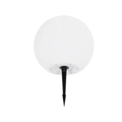 GLOBOSTAR® GARDENGLOW 71474 Μοντέρνο Φωτιστικό Κήπου Μπάλα με IR Ασύρματο Χειριστήριο LED 3W 240lm 360° DC 5V με USB-C με Ενσωματωμένο Φωτοβολταϊκό Panel 6V 1W & Επαναφορτιζόμενη Μπαταρία Li-ion 3.7V 2x18650 1400mAh Αδιάβροχο IP54 Πολύχρωμο RGBW Dimmable - Sanan SMD Chip - Γαλακτερό Λευκό - Μ25 x Π25 x Υ25cm - 2 Χρόνια Εγγύηση - Image 4