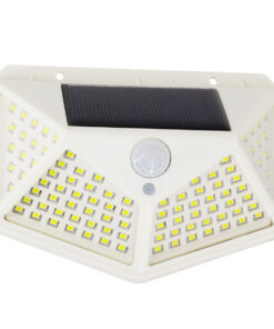 GLOBOSTAR® NOVAQ 71498 Προβολέας με Ανιχνευτή PIR / Αισθητήρα Κίνησης LED 10W 500lm 180° DC 5V με Φωτοβολταϊκό Panel 5V 0.3W & Επαναφορτιζόμενη Μπαταρία Li-ion 3.2V 1200mAh Αδιάβροχο IP65 Ψυχρό Λευκό 6000K - Sanan SMD Chip - Λευκό - Μ13.6 x Π5.2 x Υ9.9cm - 2 Χρόνια Εγγύηση