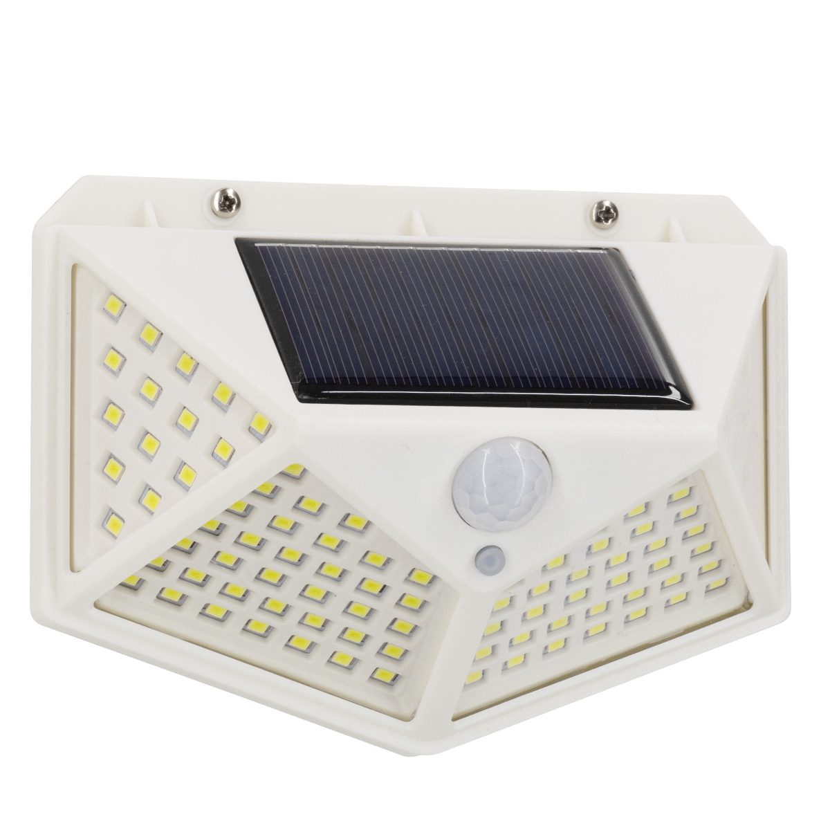 GLOBOSTAR® NOVAQ 71498 Προβολέας με Ανιχνευτή PIR / Αισθητήρα Κίνησης LED 10W 500lm 180° DC 5V με Φωτοβολταϊκό Panel 5V 0.3W & Επαναφορτιζόμενη Μπαταρία Li-ion 3.2V 1200mAh Αδιάβροχο IP65 Ψυχρό Λευκό 6000K - Sanan SMD Chip - Λευκό - Μ13.6 x Π5.2 x Υ9.9cm - 2 Χρόνια Εγγύηση - Image 4