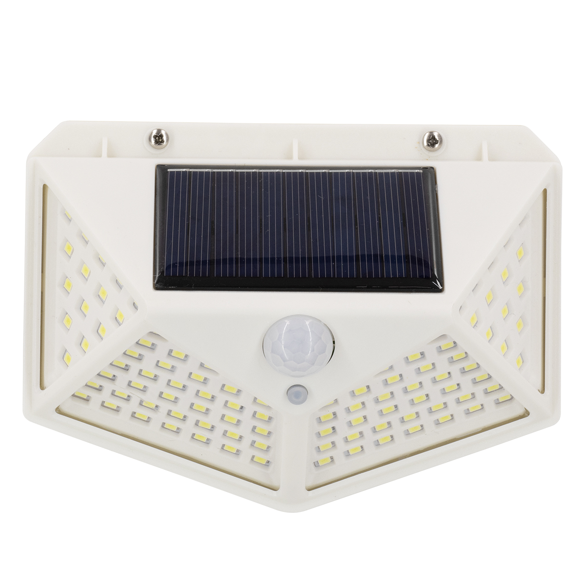 GLOBOSTAR® NOVAQ 71498 Προβολέας με Ανιχνευτή PIR / Αισθητήρα Κίνησης LED 10W 500lm 180° DC 5V με Φωτοβολταϊκό Panel 5V 0.3W & Επαναφορτιζόμενη Μπαταρία Li-ion 3.2V 1200mAh Αδιάβροχο IP65 Ψυχρό Λευκό 6000K - Sanan SMD Chip - Λευκό - Μ13.6 x Π5.2 x Υ9.9cm - 2 Χρόνια Εγγύηση - Image 5