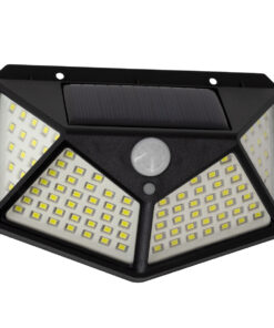 GLOBOSTAR® NOVAQ 71499 Προβολέας με Ανιχνευτή PIR / Αισθητήρα Κίνησης LED 10W 500lm 180° DC 5V με Φωτοβολταϊκό Panel 5V 0.3W & Επαναφορτιζόμενη Μπαταρία Li-ion 3.2V 1200mAh Αδιάβροχο IP65 Ψυχρό Λευκό 6000K - Sanan SMD Chip - Μαύρο - Μ13.6 x Π5.2 x Υ9.9cm - 2 Χρόνια Εγγύηση