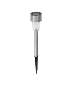 GLOBOSTAR® SOLARDECOR 71520 Διακοσμητικό Φωτιστικό Κήπου LED 1W 50lm 180° DC 5V με Φωτοβολταϊκό Panel 5V 0.1W & Επαναφορτιζόμενη Μπαταρία Li-ion 3.2V 600mAh Αδιάβροχο IP65 Ψυχρό Λευκό 6000K - Μ4.6 x Π4.6 x Υ29.5cm - 2 Χρόνια Εγγύηση