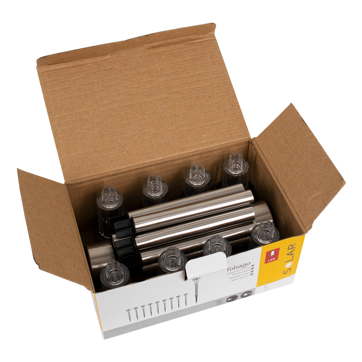 GloboStar® 71520-10 ΣΕΤ 10 Τεμαχίων Αυτόνομα Ηλιακά Φωτιστικά LED SMD 1W 50lm με Ενσωματωμένη Μπαταρία 600mAh - Φωτοβολταϊκό Πάνελ με Αισθητήρα Ημέρας-Νύχτας Αδιάβροχο IP65 Φανάρι Κήπου Στρογγυλό Ψυχρό Λευκό 6000K - Image 8