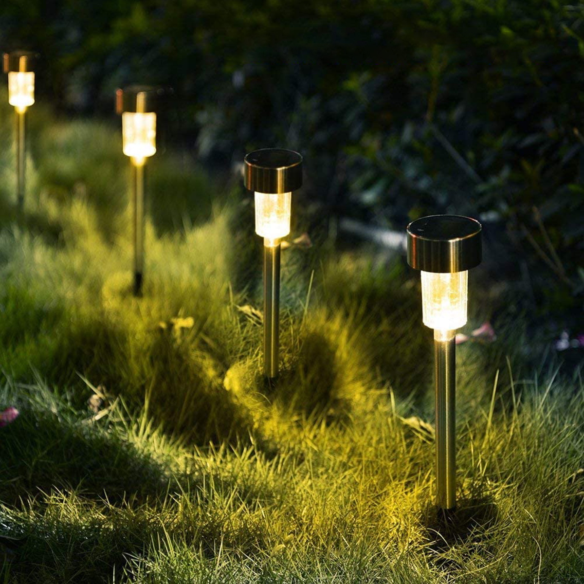 GLOBOSTAR® SOLARDECOR 71521 Διακοσμητικό Φωτιστικό Κήπου LED 1W 40lm 180° DC 5V με Φωτοβολταϊκό Panel 5V 0.1W & Επαναφορτιζόμενη Μπαταρία Li-ion 3.2V 600mAh Αδιάβροχο IP65 Θερμό Λευκό 2700K - Μ4.7 x Π4.7 x Υ29.5cm - 2 Χρόνια Εγγύηση - Image 5