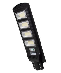 GloboStar® 71553 Αυτόνομο Ηλιακό Φωτιστικό Δρόμου Street Light LED SMD 200W 16000lm με Ενσωματωμένη Μπαταρία Li-ion 12000mAh - Φωτοβολταϊκό Πάνελ με Αισθητήρα Ημέρας-Νύχτας PIR Αισθητήρα Κίνησης Αδιάβροχο IP65 Ψυχρό Λευκό 6000K