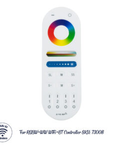 GLOBOSTAR® MiBoxer-FUT092 73007 RF 2.4G Ασύρματο Χειριστήριο Αφής 4 Ζωνών για όλα τα Πολύχρωμα RGBW+WW MiBoxer & MiLight Controller DC3V 2 x AAA IP20 - RF 2.4G - Μ15 x Π5 x Υ1.7cm - 3 Χρόνια Εγγύηση