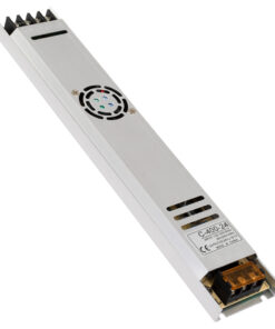 GloboStar® 73019 Μεταλλικό Τροφοδοτικό PELV Ultra Slim για Προϊόντα LED 400W 16.7A - AC 220-240V σε DC 24V - IP20 Μ31 x Π5.4 x Υ2.3cm - 3 Years Warranty