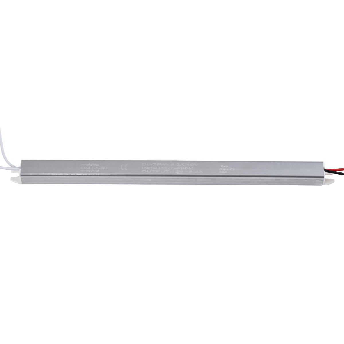 GLOBOSTAR® LUMISLIM 73025 Τροφοδοτικό/Μετασχηματιστής PELV 75W 6.25A DC 12V IP20 - AC 220-240V σε DC 12V - Μ31 x Π1.8 x Υ1.8cm - 3 Χρόνια Εγγύηση - Image 3