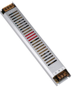 GloboStar® 73028 Μεταλλικό Τροφοδοτικό PELV Ultra Slim για Προϊόντα LED 200W 16.5A - AC 220-240V σε DC 12V - IP20 L31 x W5.4 x H2.3cm - 3 Χρόνια Εγγύηση
