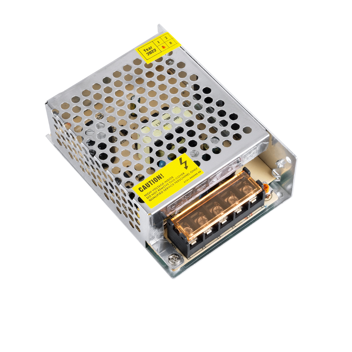 GloboStar® 73033 Μεταλλικό Τροφοδοτικό PELV για Προϊόντα LED 60W 5A - AC 220-240V σε DC 12V - IP20 - Μ11 x Π8 x Υ3.5cm - 2 Χρόνια Εγγύηση - Image 2