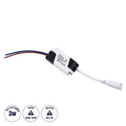 GLOBOSTAR® CCVOLT 73075 Τροφοδοτικό/Μετασχηματιστής SELV 3W 0.27A DC 7-11V - από AC 220-240V σε DC 7-11V IP20 - Μ6 x Π3 x Υ2cm - 3 Χρόνια Εγγύηση