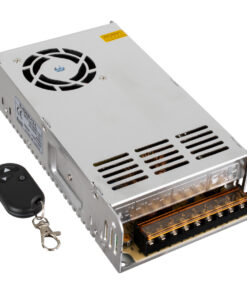GloboStar® 73093 Ασύρματο Τροφοδοτικό LED 400W DC 12V 33.3A με Χειριστήριο RF IP20 Dimmable Μ21.5 x Π11.5 x Υ5cm