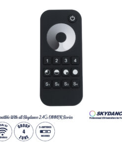 GloboStar® 73120 RT6 SKYDANCE Ασύρματο Χειριστήριο Αφής RF 2.4Ghz 4 Group για όλα τα Μονόχρωμα SKYDANCE Controller DC 3V 2 x AAA - IP20 Μ12.2 x Π5.3 x Υ1.7cm - 5 Χρόνια Εγγύηση